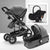 Baby Stroller 3 in 1 with Car Seat High Landscape Pram Folding Baby Carriage Car Seat Strollers Hot Mom Baby Stroller Carrier