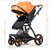 Belecoo  Luxury Baby Stroller  2 in 1 Carriage High Landscape Pram Suite for Lying and Seating on 2018