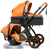 Belecoo  Luxury Baby Stroller  2 in 1