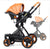 Belecoo  Luxury Baby Stroller  2 in 1 Carriage High Landscape Pram Suite for Lying and Seating on 2018