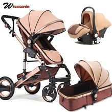 Wisesonle baby stroller 2 in 1 stroller lying or dampening folding light seasons Russia free shippin