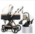 Belecoo  Luxury Baby Stroller  2 in 1