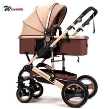 Wisesonle baby stroller 2 in 1 stroller lying or dampening folding light seasons Russia free shippin